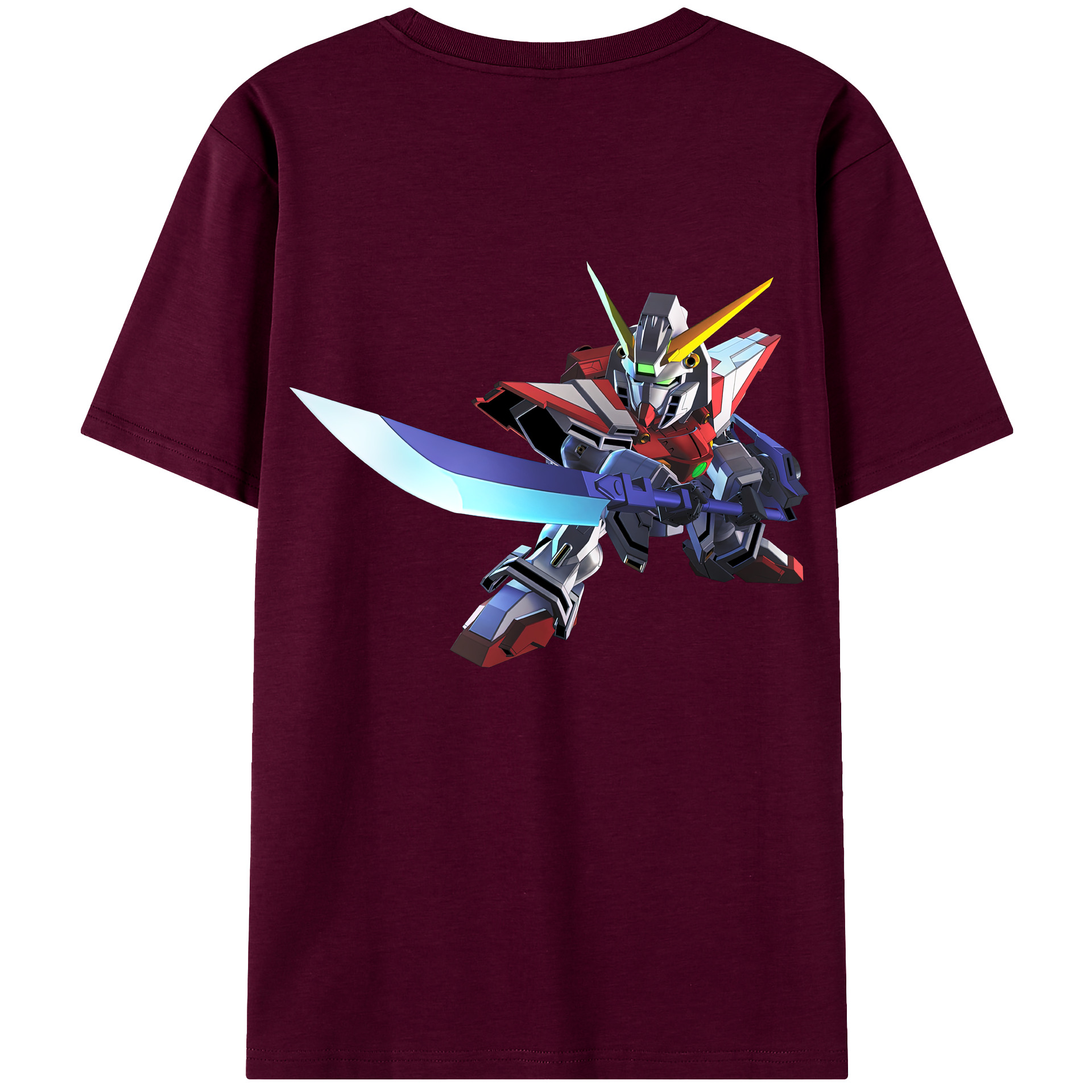 （画像用） 機動戦士ガンダム Mobile Suit Gundam レディース半袖Tシャツ(バックプリント)